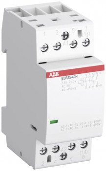 abb contacteur modulaire esbn 25a 230-240vac 2no/2n 24v