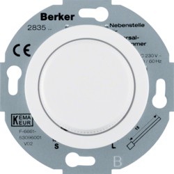 berker bijpostmodule draaidimmer serie 1930 / glas