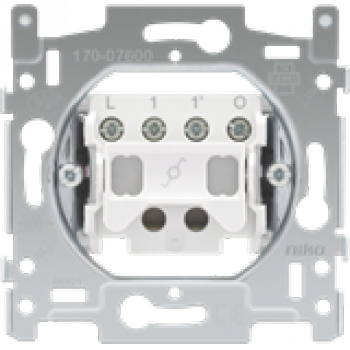 niko wisselcontroleschakelaar met 4 aansluitklemmen 10a