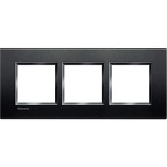 BTICINO living light rechthoekig afdekplaat 3 x 2 modules hartafstand 57mm hor/verticaal (ar)