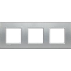 BTICINO living light rechthoekige afdekplaat 3 x 2 modules hartafstand 71mm hor-verticaal (te)