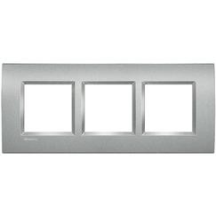 plaque rectangulaire 3 x 2 modules entraxe 57 mm hor-vertical