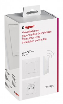 LEGRAND valena NWN kit d'extension interrupteur + prise connectee