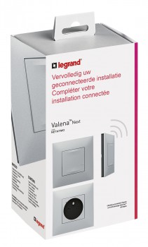 valena NWN kit d'extension interrupteur + prise connectée (alu)