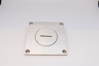 SQUARE arpi inox deksel diameter 52 brushed stainless steel