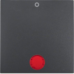 s1 touche de commande avec inscription '0' et voyant rouge anthracite