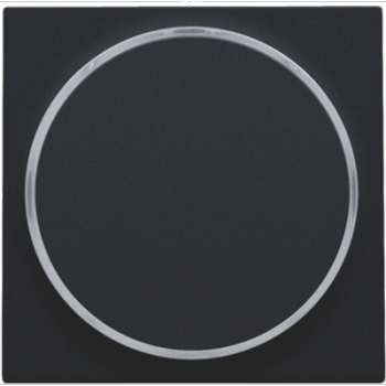 NIKO PURE niko set de finition avec anneau transparent sans symbole black coated