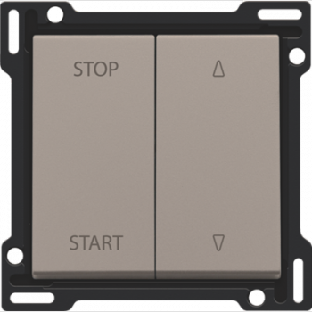 niko set de finition pour interrupteur pour volets à verrouillage électrique bronze coated