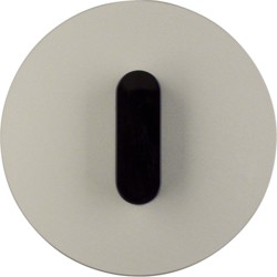 berker plaque recouvrement-commande pour interrupteur/poussoirs serie r.classic alu-zwart