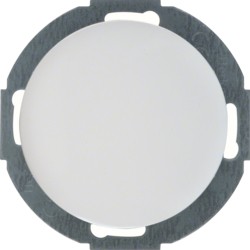 R.Classic berker blindplaat met metalen draagring met bevestiging schroef serie r.classic