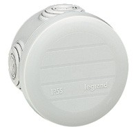 legrand boîte de dérivation ronde plexo ip55 avec couvercle enclipsable 4 embouts