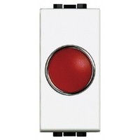 BTICINO living light voyant avec diffuseur rouge luminable blanc