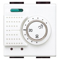 living light thermostat d'ambiance 230V 2A électronique avec commutateur été/hiver blanc