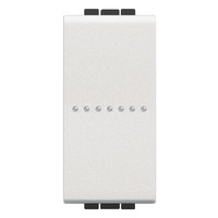 BTICINO living light schakelaar enkelpolig axiaal 10a 1 module