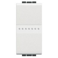 living light interrupteur inverseur axial 1 module blanc