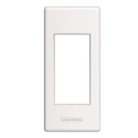 living light support et plaque profilé 1 module blanc