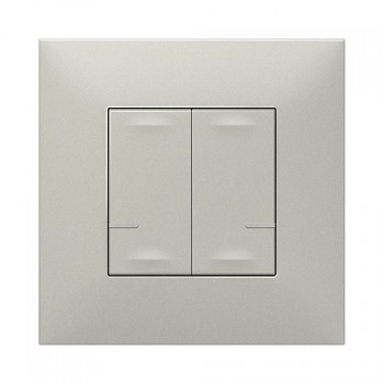 LEGRAND valena nwn commande rf pour éclairage 2 x on/off (alu)