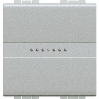 living light drukknop axiaal 1 no 10a 2 modules (te)