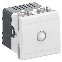 BTICINO living light interrupteur à économie d'énergie 2 modules blanc