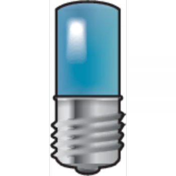 niko lamp e10 led blauw 230v