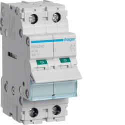 interrupteur modulaire 2 pôles 40a 230v