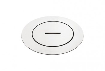 ROUND arpi vloerstopcontact 2p met aarding 16a ip66 stainless steel polished