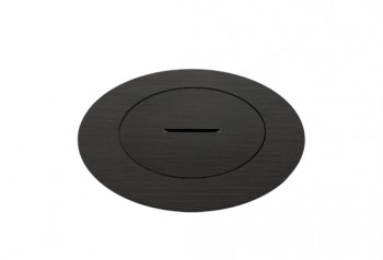 ROUND arpi vloerstopcontact 2p met randaarding 16a ip66 black