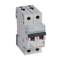 legrand automaat tx³ 3000a 2p c16 230/400v - 2 modules