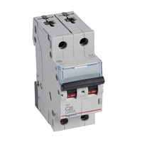 legrand automaat tx³ 3000a 2p c20 230/400v - 2 modules