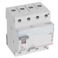 legrand interrupteur différentiel tx³ 4p 30ma 63a type a - 4 modules