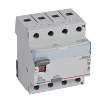 legrand differentieelschakelaar tx³ 4p 300ma 40a type a - 4 modules