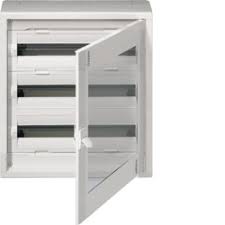 HAGER new vega d opbouwverdeelkast 600x550x193 met doorzichtige deur