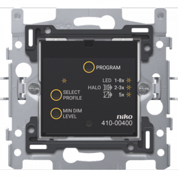 niko variateur intelligent universel à bouton-poussoir équipé émetteur /recepteur rf 3-200w