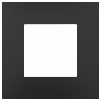 niko plaque de recouvrement simple piano black