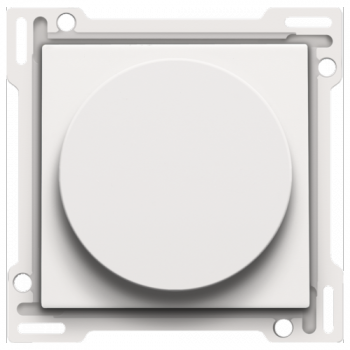 niko set de finition pure relever/baisser pour interrupteur rotatif white coated