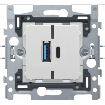 niko dubbele smart usb-a en usb-c lader 3.5a