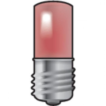 niko lamp e10 led rood 230v