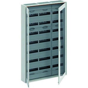 ABB  armoire tole d'acier avec porte transparente IP44 7 rangées 168 mod