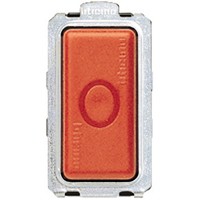 BTICINO magic bouton-poussoir pour sonnerie unipolaire nf avec contact auxiliaire no -250v 10a 1 module