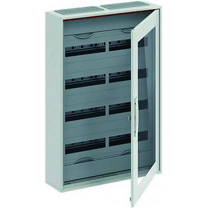 VYNCKIER ABB  armoire tole d'acier avec porte transparente IP44 4 rangées 96 mod