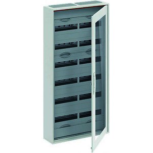 ABB  armoire tole d'acier avec porte transparente IP44 6 rangées 144 mod