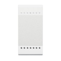 living light touche basculante haute luminosité 1 module blanc