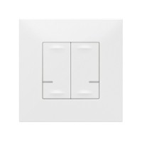 LEGRAND valena nwn 2 x schakelaar + nulleider verlichting on/off wit