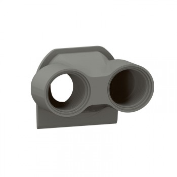 plexo ip55 embout pe 2 entrées iso20(ant)