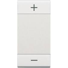 living light touche variateur blanc 1 module blanc