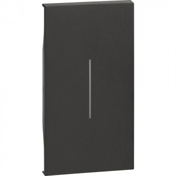 BTICINO living now touche standard pour commande 2 modules noir