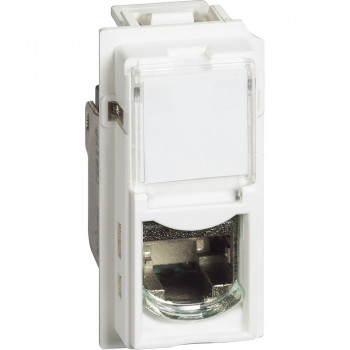 living now rj45 utp ca6 wit 1 module