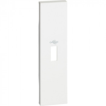 BTICINO living now enjoliveur pour connecteur usb type a 1 module blanc