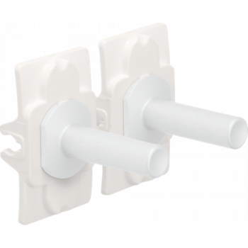 toggle pour fonctions interrupteur double steel white coated