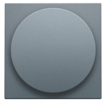 niko set de finition pour variateur à bouton rotatif ou extension ,bouton inclus blue grey coated